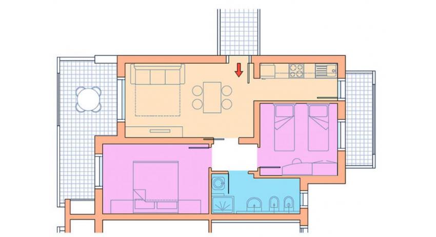 Residence VILLAGGIO AMARE: C6/IR - Planimetrie